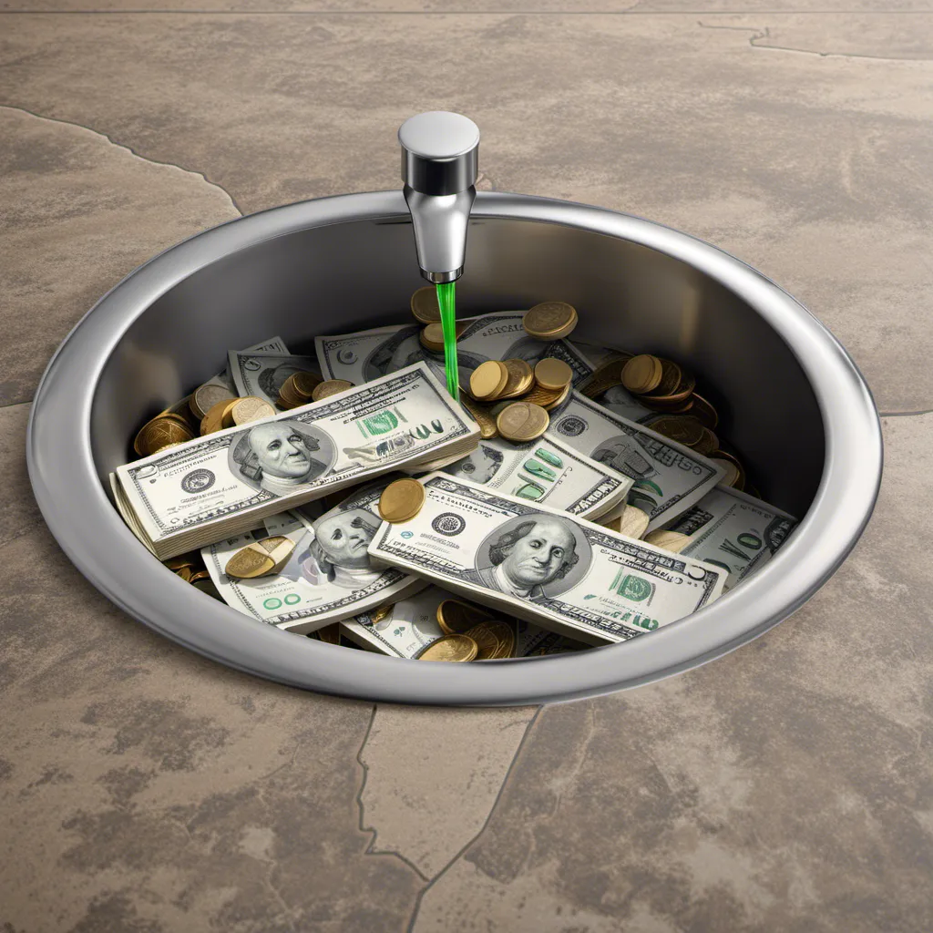 Money Drain Realistic 4k Photo by Xxvetorxx