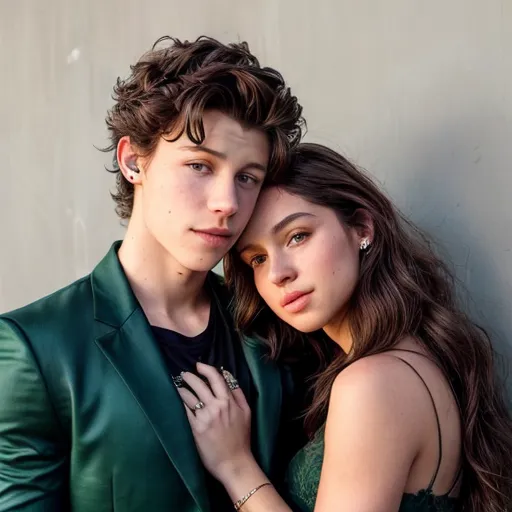 Shawn Mendes and Girlfriend by Anagabriela041106 - AiImageGenerator.com