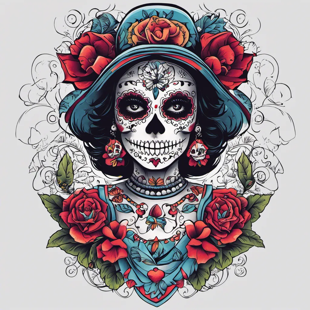 Tatuaje De Catrina by Jmanuelgalvan.92 - AiImageGenerator.com