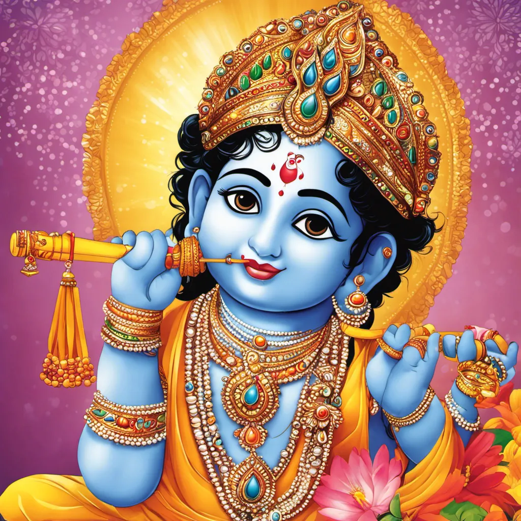 Shri Krishna Janmashtami Celebration by Ashish - AiImageGenerator.com