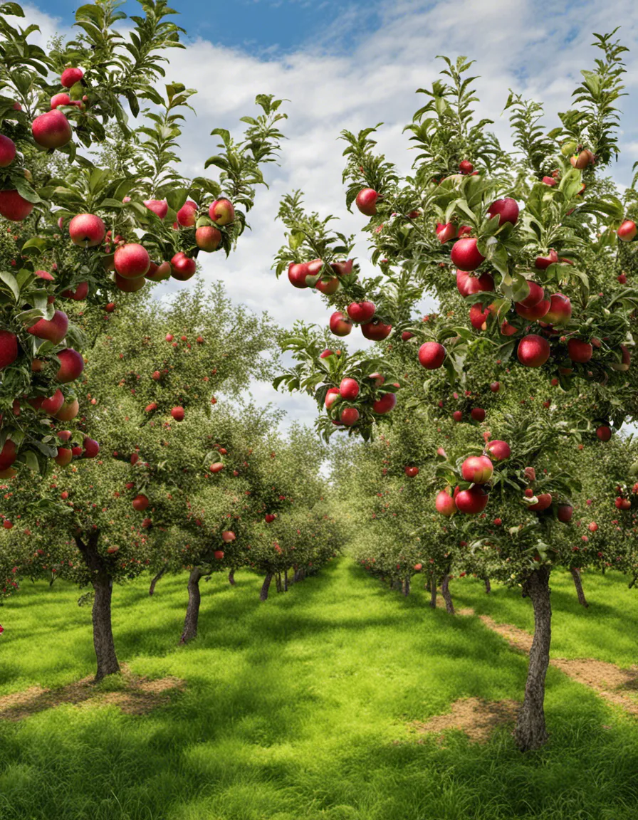 Apple trees