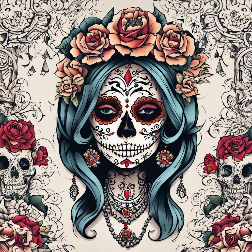 Catrina Tradicional Tatuaje By Jmanuelgalvan.92 - Aiimagegenerator.com