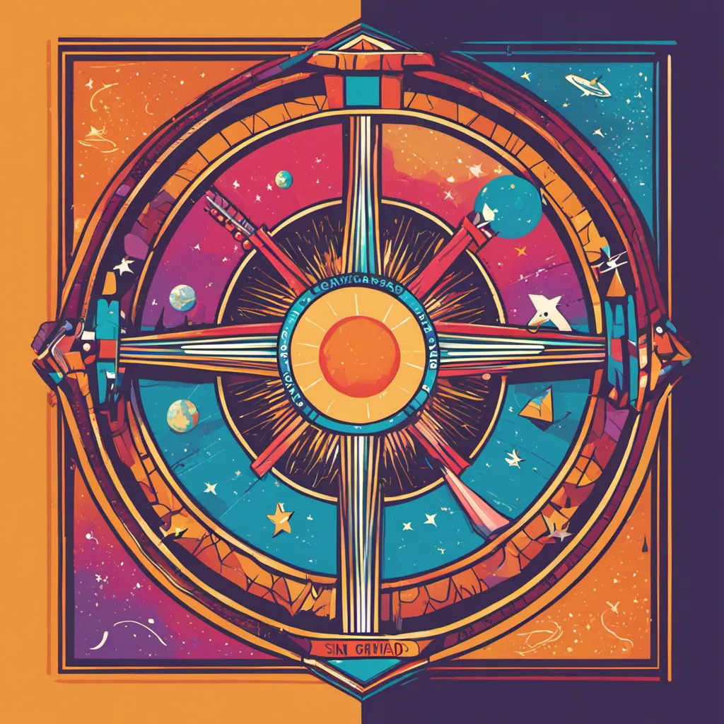 Logo Circular Combinacion De Colores Azules by Manriquezcmz