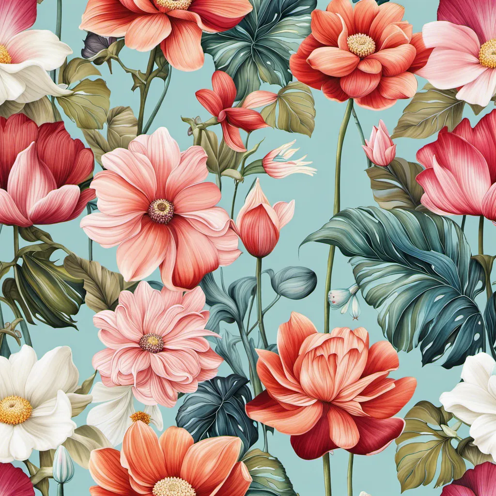 Design Imaginative Wallpapers Featuring Surreal Flower by Lily43498