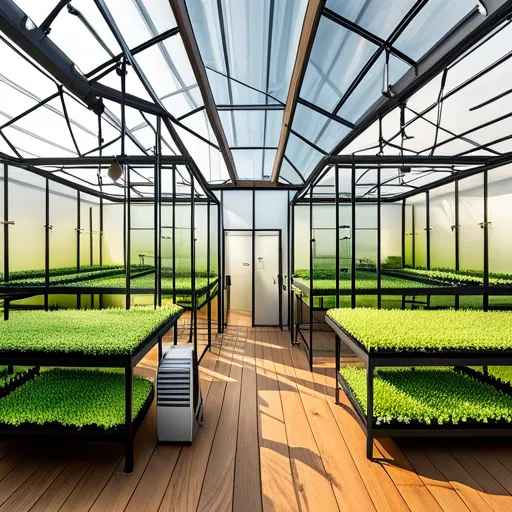 Small Greenhouse Laboratory with Close Look by Reforestia