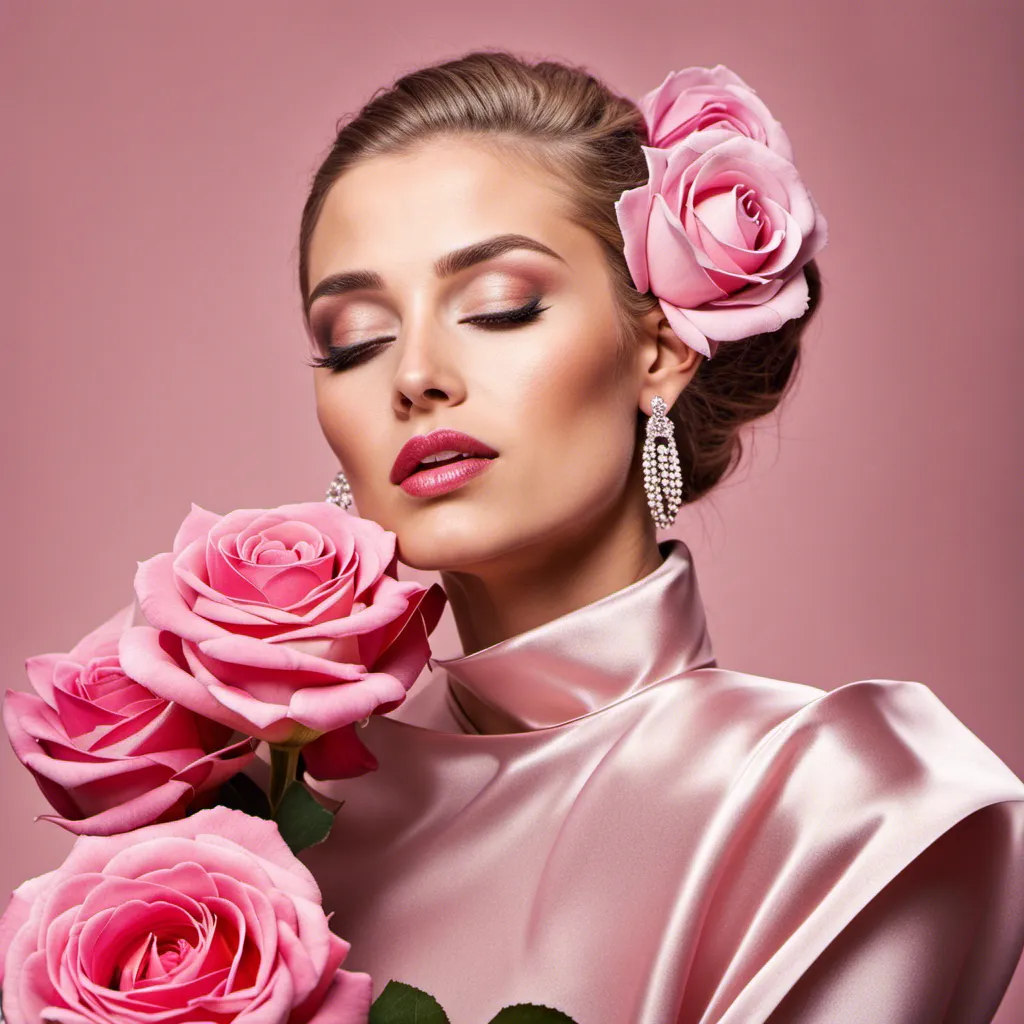 A Striking Supermodel S Face Drowning in by Amit