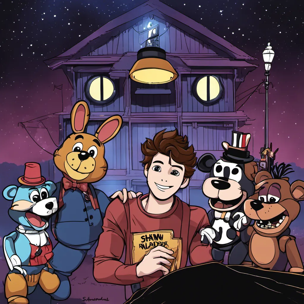 Shawn Mendes Five Nights and Freddy by Anagabriela041106