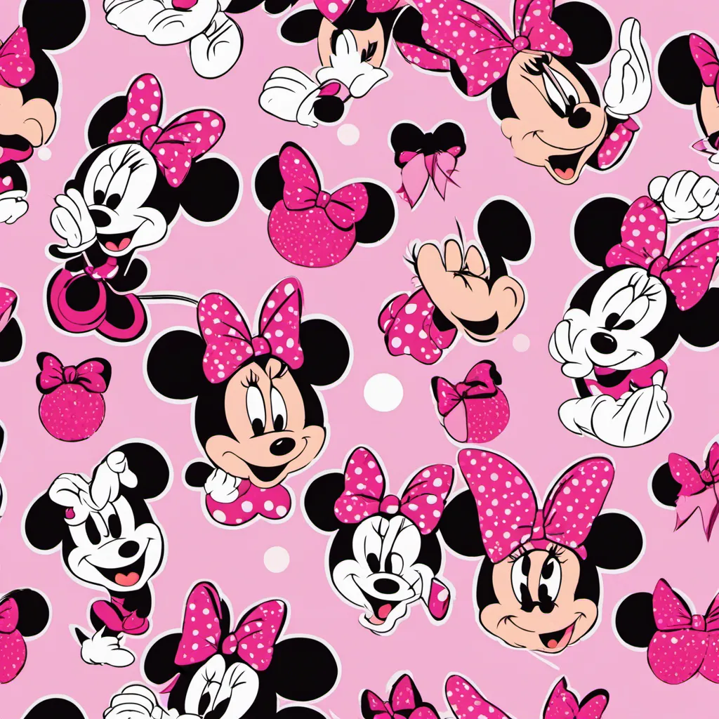 Minnie Mouse Pink by Alondravilla793 - AiImageGenerator.com