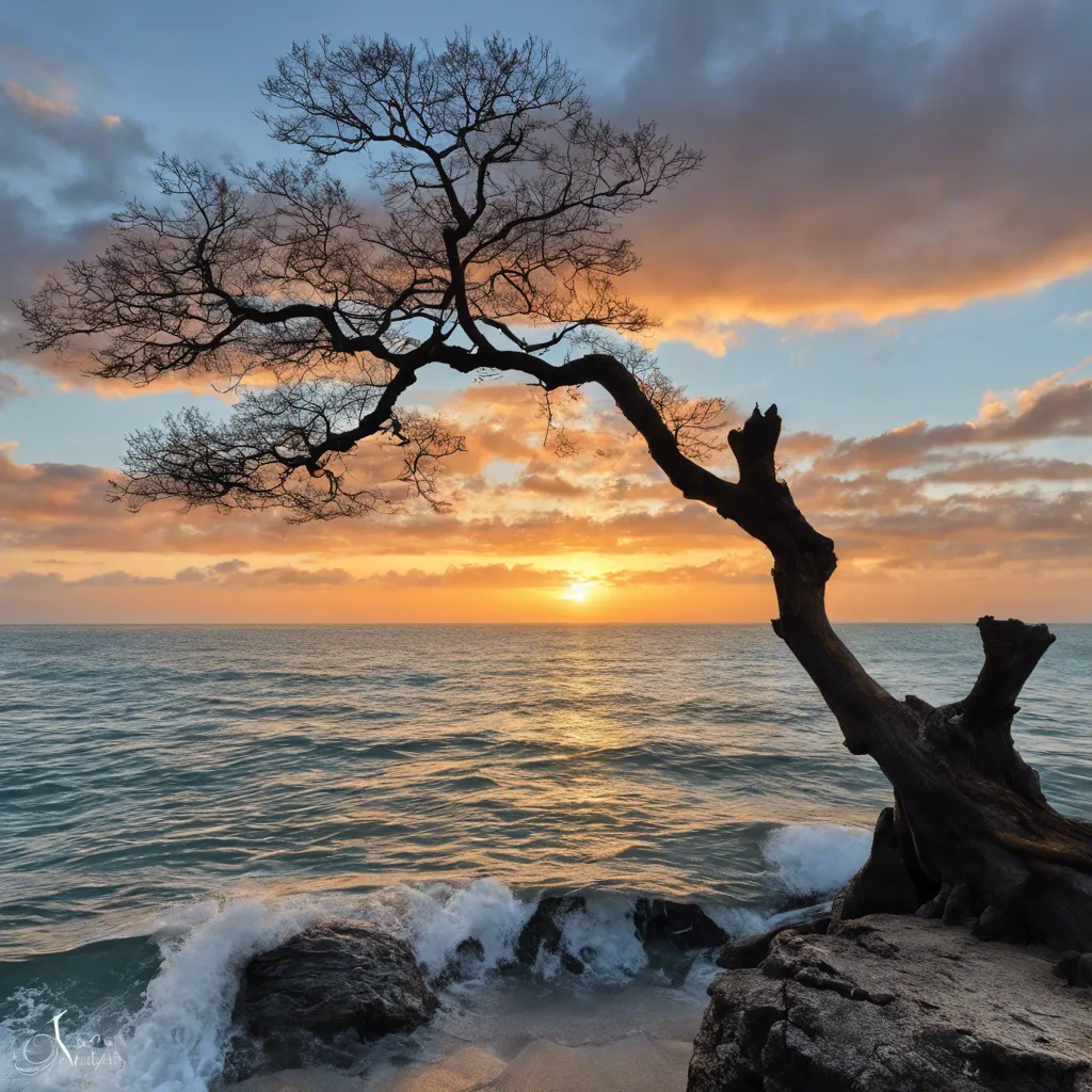 tree in the sea