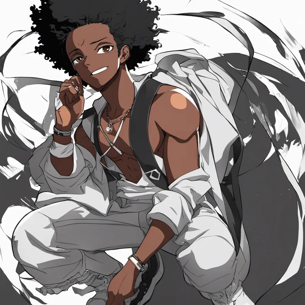 Black Dark Skinned Anime Boy One By Nuggeywuggey01 5639