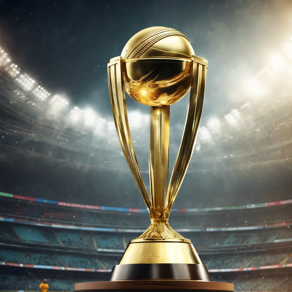 Cricket World Cup Trophy 4k by Ayaanahmed78988 - AiImageGenerator.com