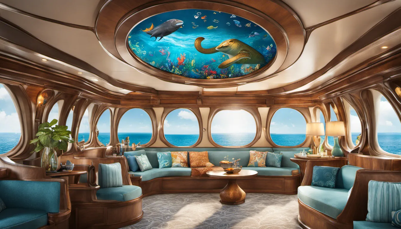 Embrace your imagination by designing an interior filled with fantastical creatures, mythical sea creatures, and playful elements that transport passengers to a whimsical marine realm.