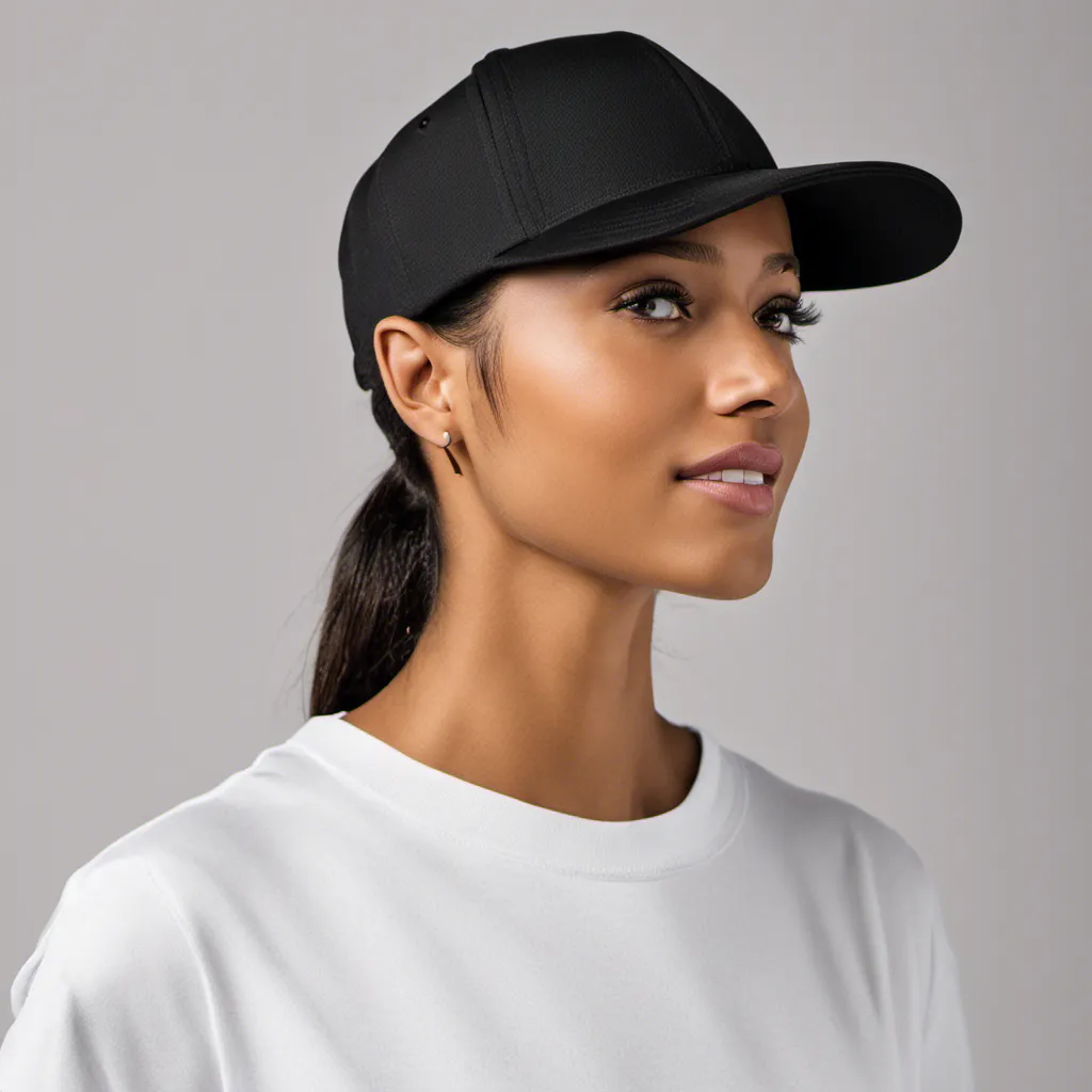 All Black Baseball cap no logo ... - Ai Image Generator