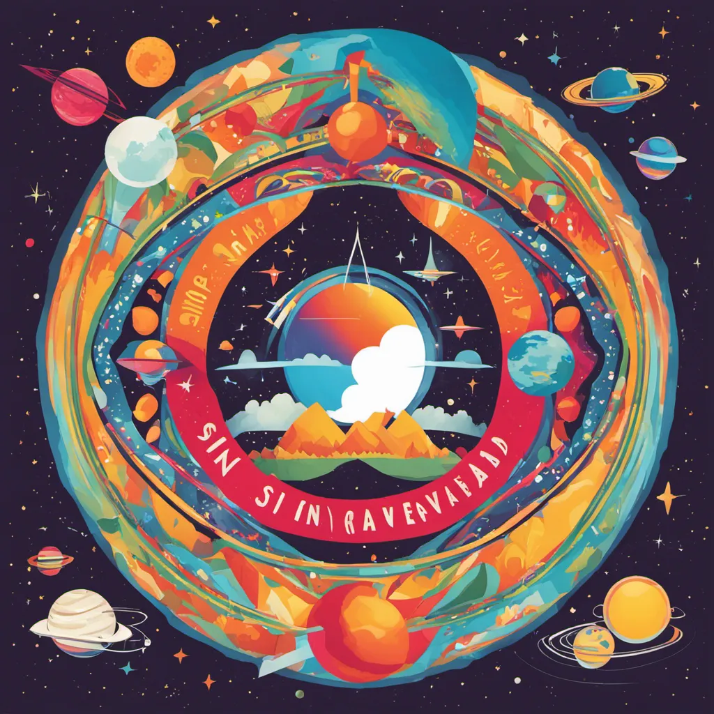 A Beautiful Colorful Band Logo with by Reymonsantos007